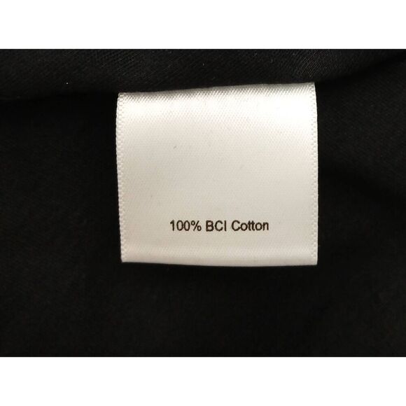 Cobalt street womens medium 100% BCI cotton black midi flare dress stretch - Picture 8 of 8